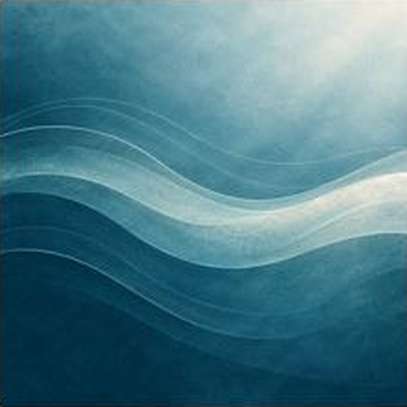 Soft teal waves