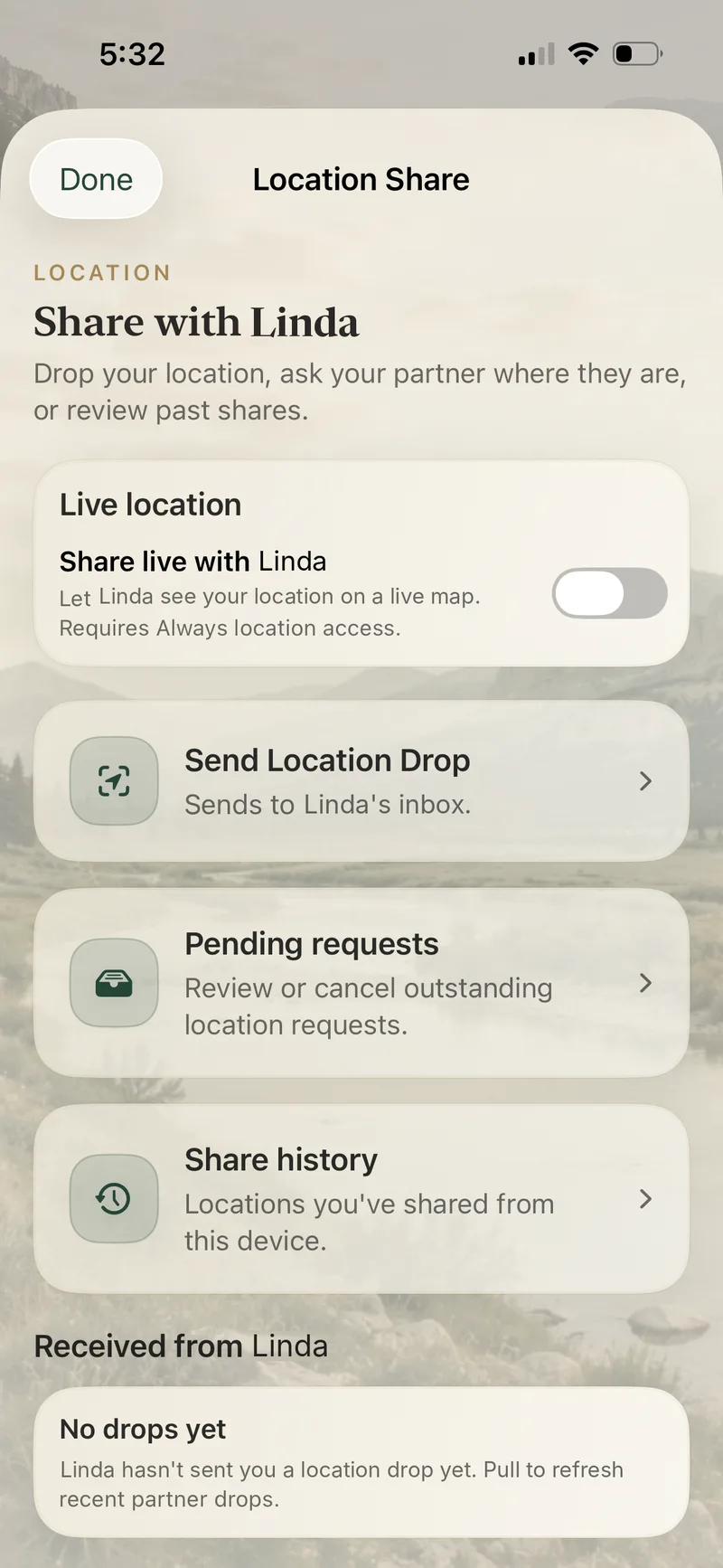 Ascension Location Share with Send Location Drop
