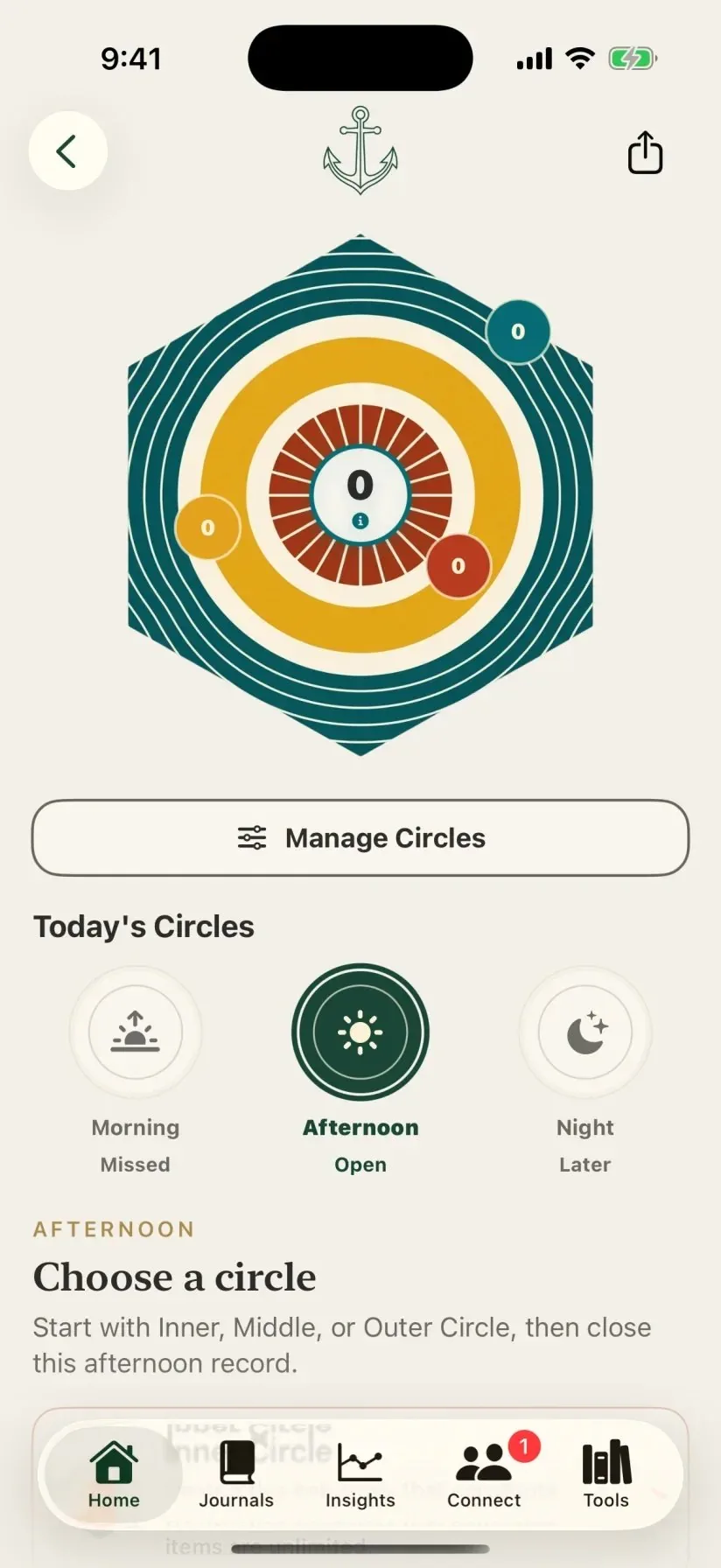 Ascension Circle Check-In in the Atelier theme